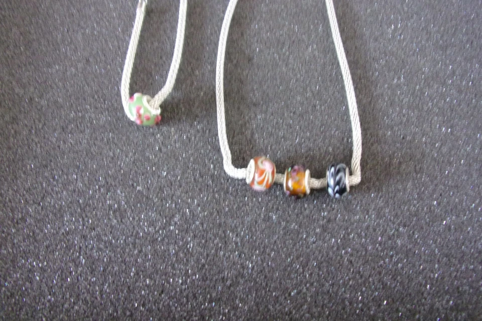 catenina e bracciale placcato argento con charms - Immagine 2 di 3