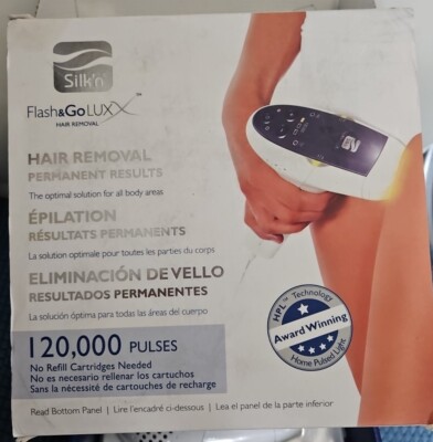 Silk'n Flash & Go Hair Removal Device 5000 Pulses  Open Box