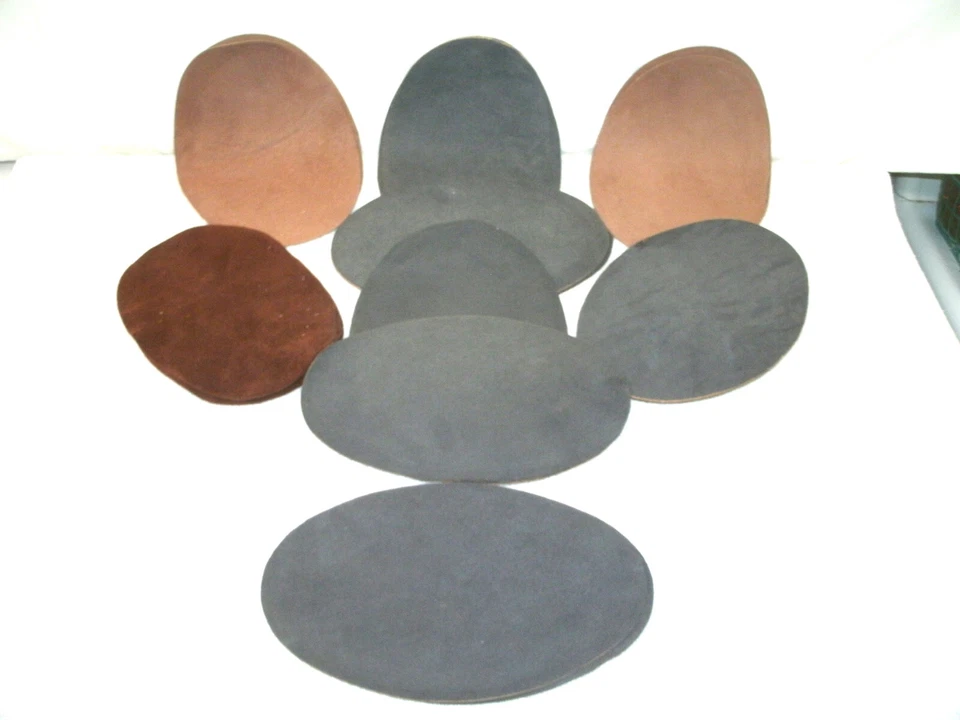 VINTAGE 8 Pair of  Genuine Suede  ELBOW PATCHES--Asst Colors--1970-80's  NEW - Image 2 of 2