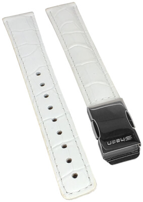 Armband Sheen | Leder weiß Casio Ladies Fashion Dress SHN-3012GL