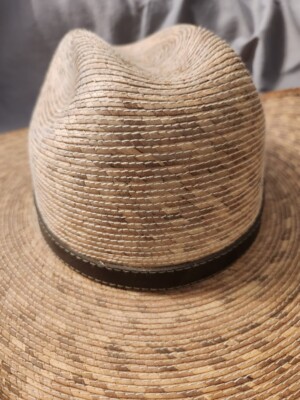 希少美品RRL Cowboy Hat イタリア製 7 3/4 テンガロン Palma Natural Western Cowboy Hat 24/7 by 7-Eleven Life Hand
