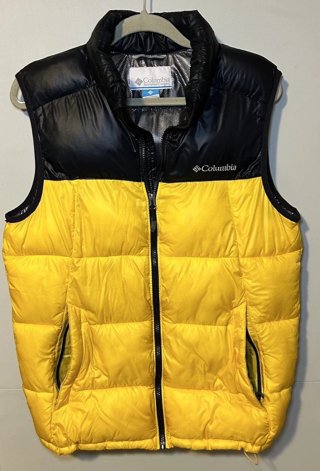 Columbia Men’s Puffer Vest Pike Lake Best Omni Heat Thermal Size Small