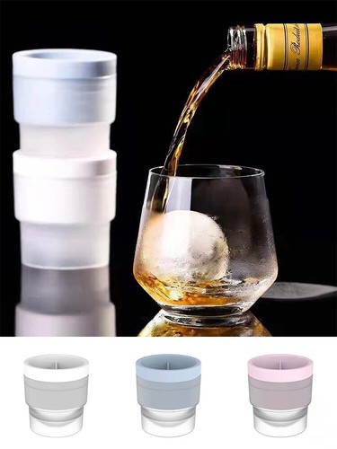 2x Large Ice Ball Maker Cube Tray Big Silicone Mold Sphere Whiskey Round Mould i - Picture 7 of 17