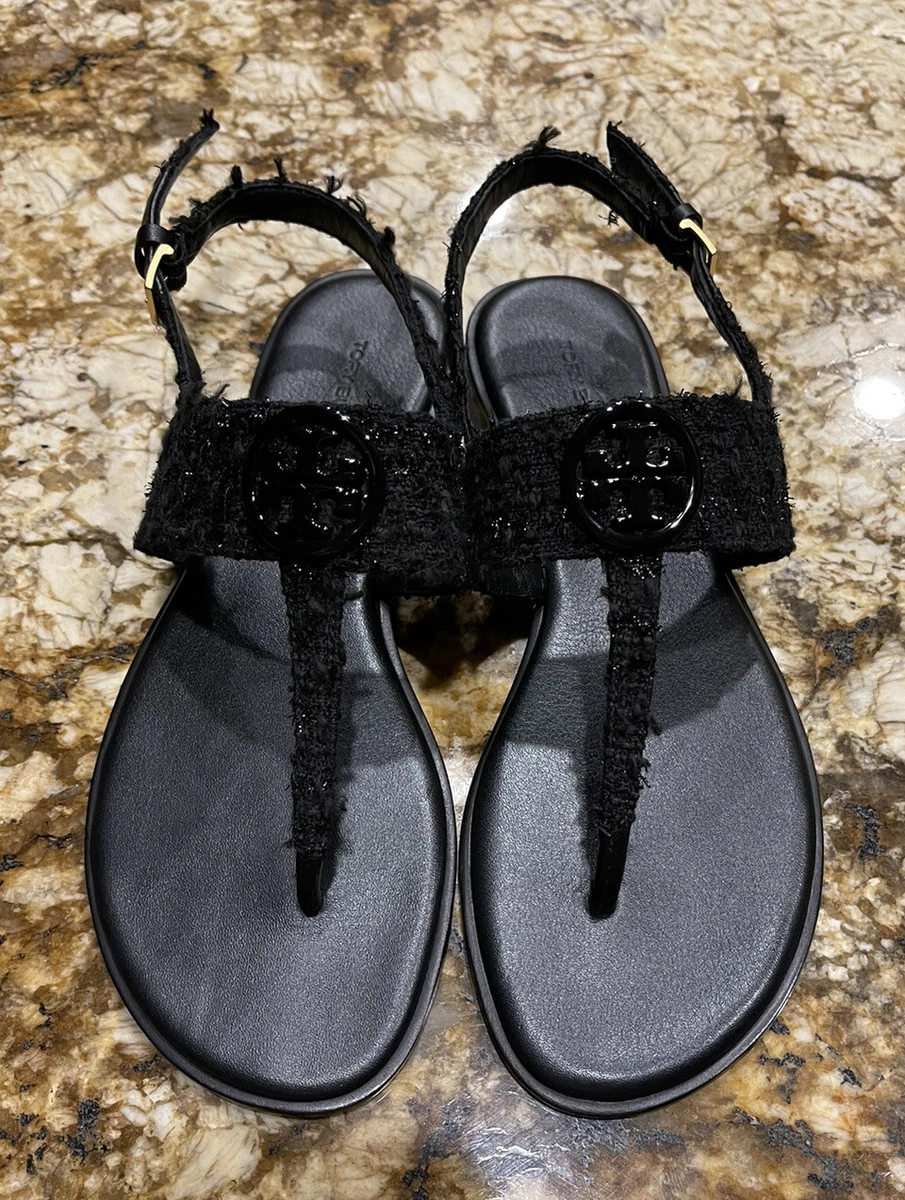 Tory burch flat store thong sandals