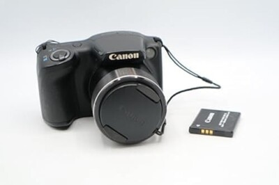 Canon Digital Camera PowerShot SX430 IS 45X Zoom Wi-Fi 20MP Black