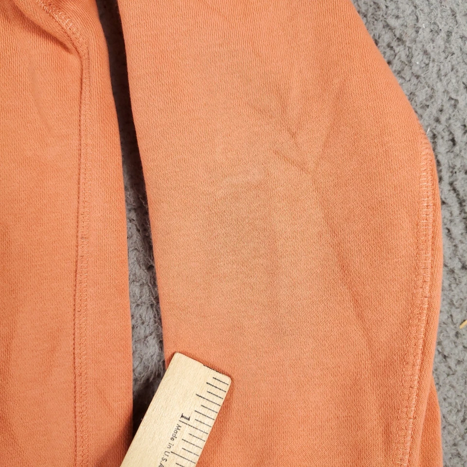 Adidas Sweater Boys Large Orange Casual Pullover Hoodie Sweatshirt Kids * - Image 4 of 4