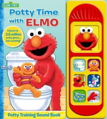 Little Sound Book Potty Time with Elmo Wlg - Board book By Pi Kids - GOOD