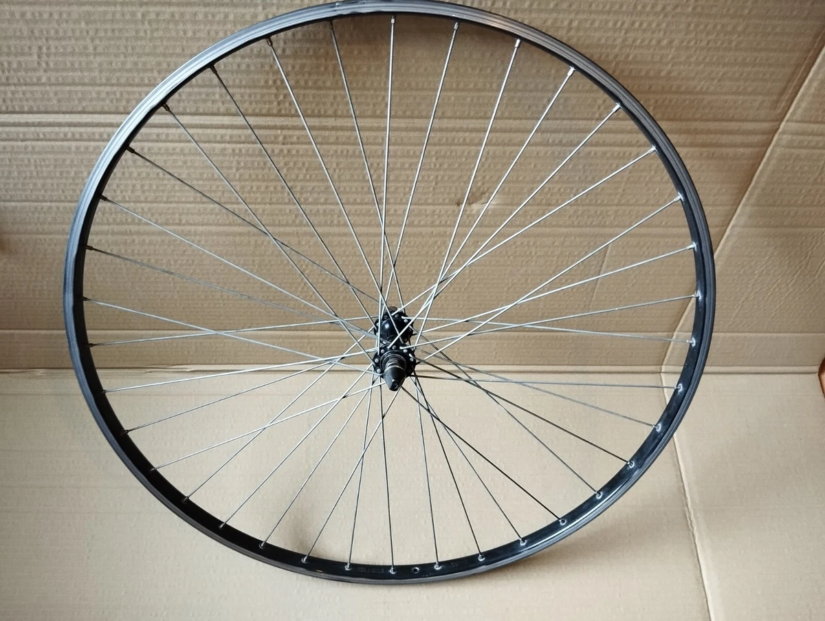 VINTAGE ALESA ALLOY ANODISED BLACK 700c 622x15 36H QR FRONT BIKE WHEEL BELGIUM VINTAGE ALESA ALLOY ANODISED BLACK 700c 622x15 36H QR FRONT BIKE WHEEL BELGIUM
