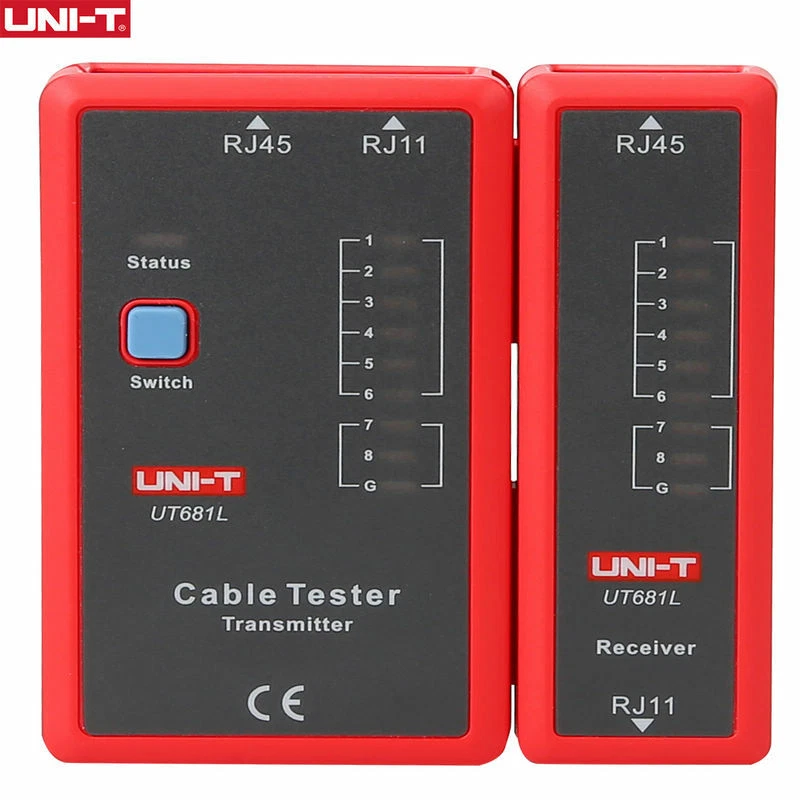 UNI-T UT681L Netzwerk Kabel Tester Kabeltester Testgerät RJ45 RJ11