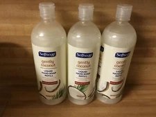 3 Bottles Softsoap Soft Soap Gently Coconut Liquid Hand Soap Refills (32 Oz Each