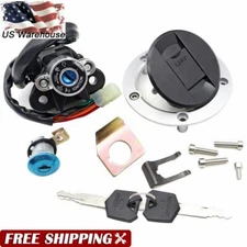 Ignition Switch Fuel Gas Cap Lock Key Set for Suzuki GSXR750 2004-2015 GSXR600