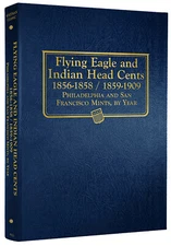 Whitman Coin Album 9111 Flying Eagle and Indian Cents 1856-1909  Book  Penny