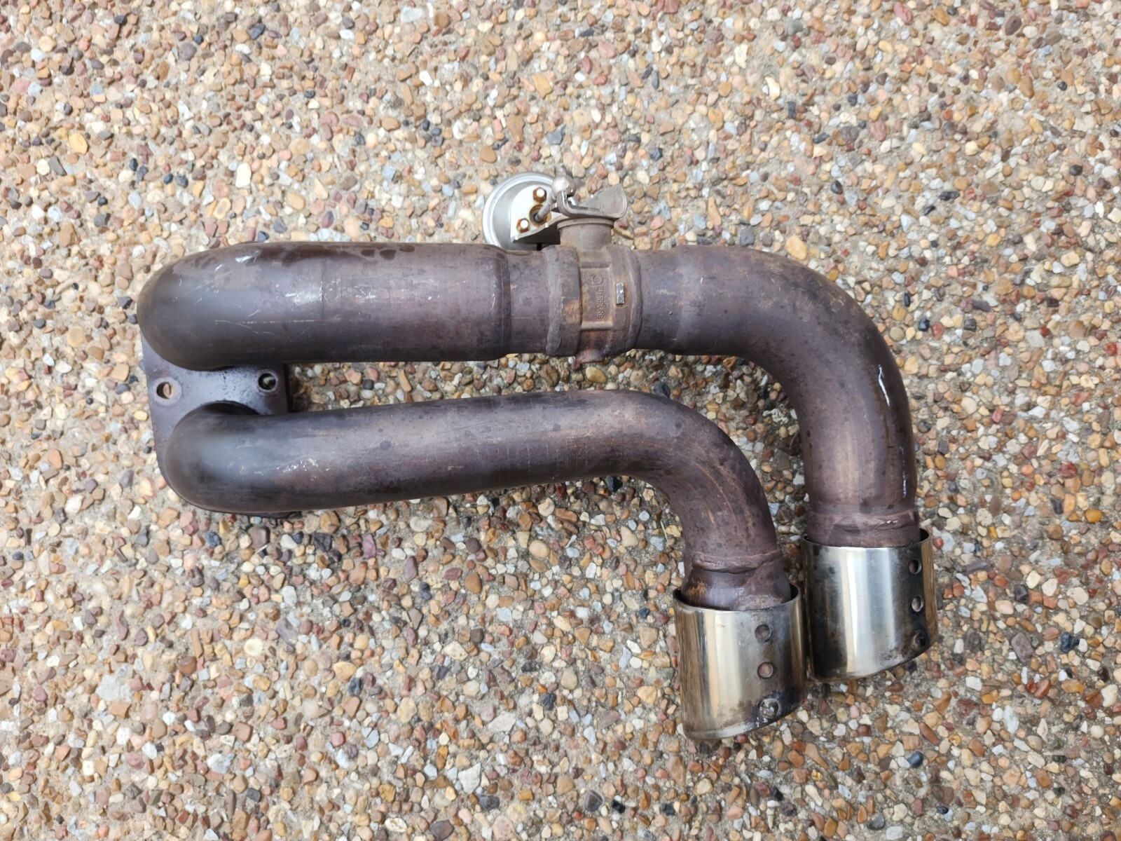 FERRARI 360 MODENA OEM FACTORY GENUINE ORIGINAL EXHAUST SYSTEM WITH PIPE TIPS