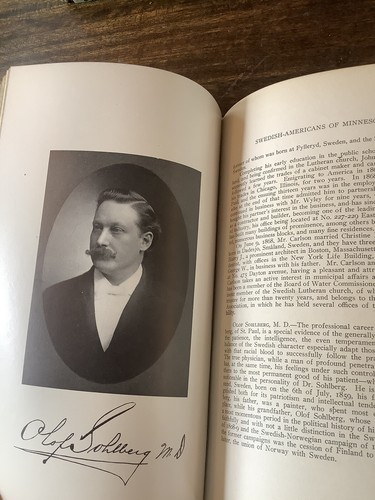 A History of Swedish-Americans of Minnesota 3 Vol Set 1910 LEATHER Spine Corners - Picture 17 of 24