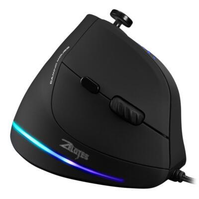 ZELOTES C-18 10000DPI Adjustable Optical Gaming USB Wired Vertical Mouse DE