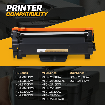 Toner Per DCP-L2550DW HL-L2395DW Cartuccia Toner TN760/DR730 Compatibile Per Stampanti Brother Serie DCP-L2550DW, HL-L2395DW, MFC-L2710DW Toner Per HL-L2395DW - Foto 8