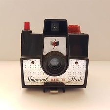 Vintage Black Imperial Mark XII Flash Camera by Herbert George Chicago 6 ILL