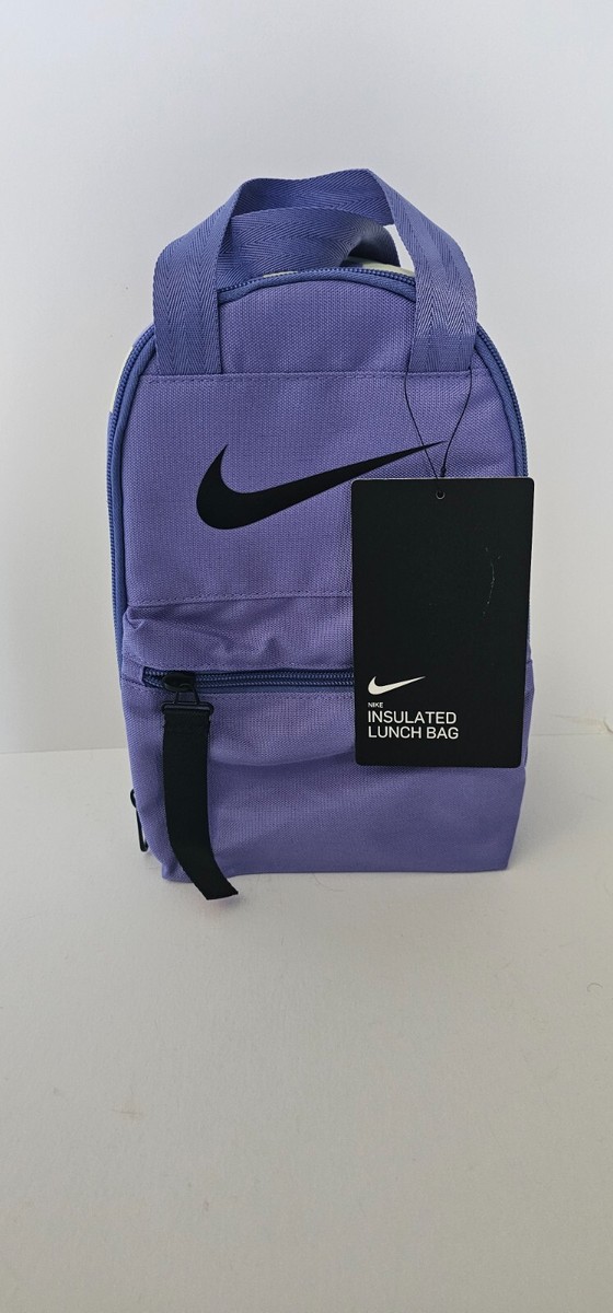 Nike Insulated Lunch Bag JDI Zipper Blue Yellow Just Do It 9A2937