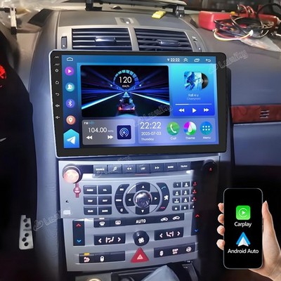 2+64GB Für Peugeot 407 2004-2011 Autoradio Apple Carplay GPS WIFI BT Android 15