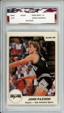 1984 Star #73 John Paxson AGC 10 Gem Mint San Antonio Spurs