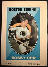 1970-71 Topps Sticker Stamps Bobby Orr HOF EX