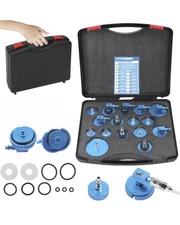 US Standards Automotive Master Cylinder Bleeder Adapter Caps Set Brake Pressu...