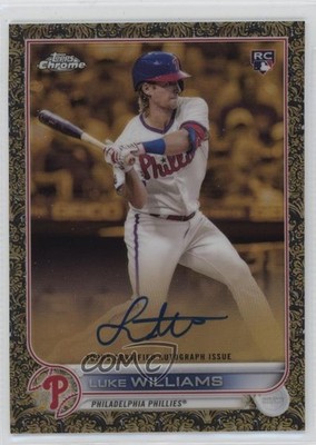 2022 Topps Gilded Collection Gold Etch Auto /99 Luke Williams #GEA-LW Auto 3o8