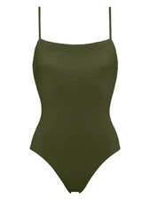 Eres Aquarelle Duni Swimsuit Olive Green Size FR:42 US:10- New With Tags!