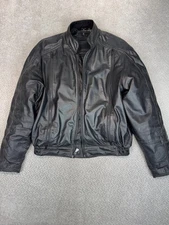 HEIN GERICKE ECHT LEDER Black Leather Jacket Biker Moto EU Size 40 US M/L