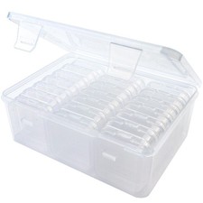 Bead Organizers Box Plastic Storage Cases Mini Clear Containers Transparent