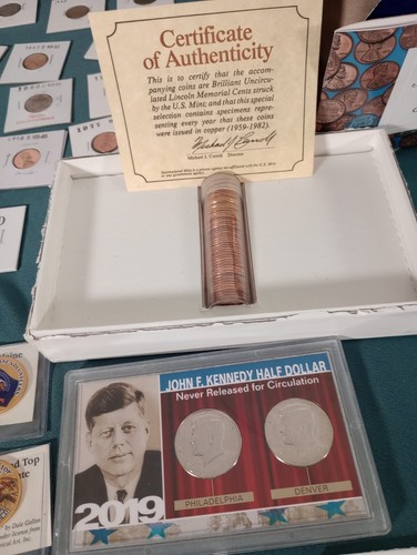 Huge Coin & Currency Lot .Gold, Silver,Barber, Errors,Wheat,OBW Rolls, Franklin - Picture 16 of 24