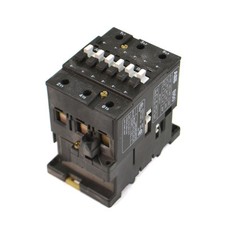ABB 3 Pole Contactor B50 24V Coil 65A 600V w/ CAL7-11 10A 600V Aux Contact B50C