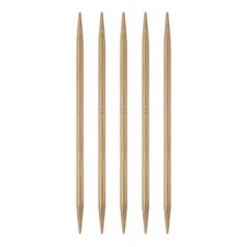 4Pcs Bamboo Knitting Needles Double Pointed Size US 8 5mm 6 Inch 15cm 