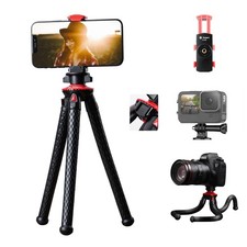 Fotopro Tripod for iPhone Flexible Camera Tripod with Action Camera Holder Ph...