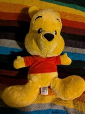 Disney Winnie the Pooh Plush Toy  Yellow Red Shirt  Disney Franchise
