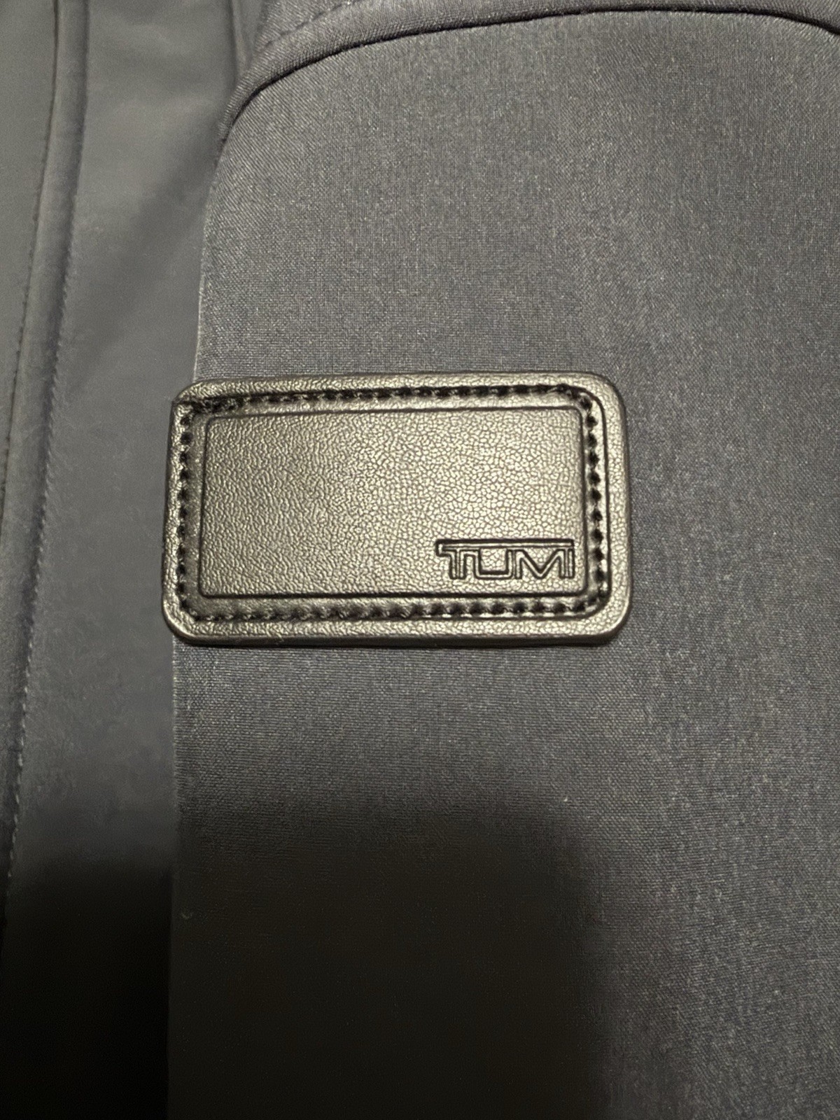 Tumi Tech Jacket Mens Medium Gray Softshell Fleec… - image 4