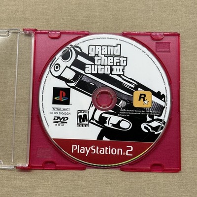 Grand Theft Auto: GTA III (3) (Sony PlayStation 2 2003) PS2 CLEAN Tested Shooter