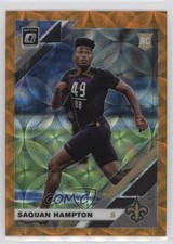 2019 Panini Donruss Optic Rookies Orange Scope Prizm 49/79 Saquan Hampton 0c2