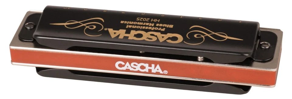Cascha Professional Blues Mundharmonika C-Dur 10-Loch diatonisch Etui Pflegetuch - Bild 4 von 4