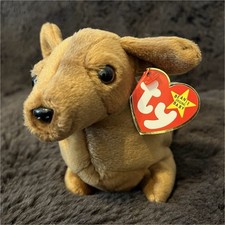 Ty Beanie Babies Weenie the Dog 1995 Retired Original Plush Ages 3-11 Years