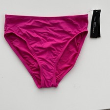 Women's Carmen Marc Valvo Pink Bikini Bottoms M