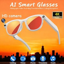 AI Smart Glasses Bluetooth Call Audio Translation for Men and Women Work Glasses