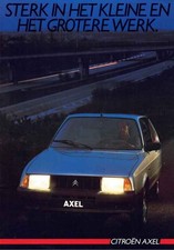 Catalogue brochure Citroën Axel 09/1985 Pays Bas Nederland