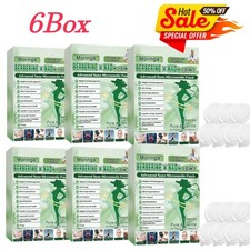 6 Box Moringa Berberine 10-in-1 Advanced Nano Microneedle Patches 7Pcs/Box New