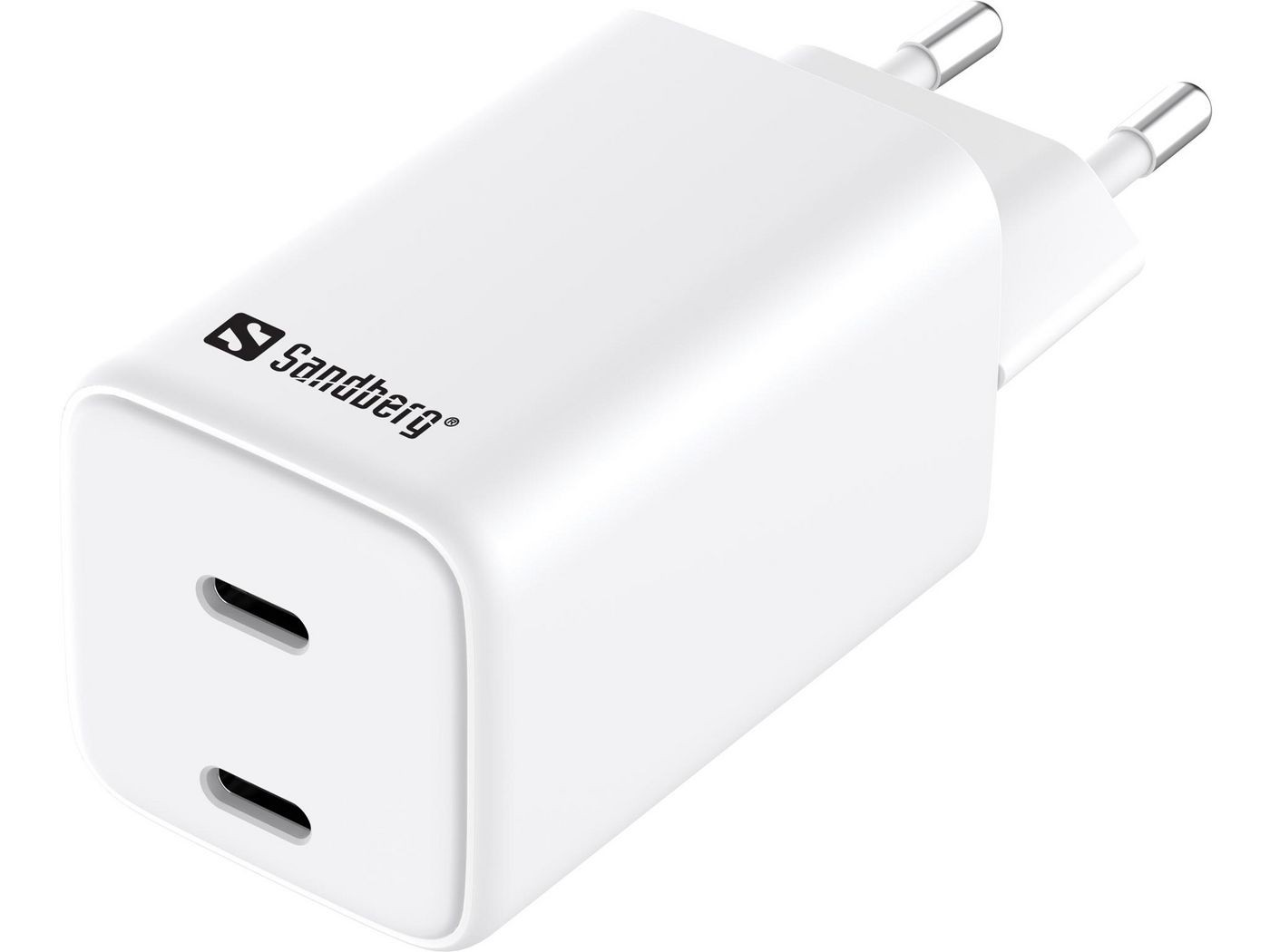 Sandberg 441-56 AC Charger Dual USB-C PD65W EU - Image 2