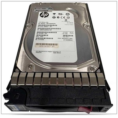 HP MB1000FBZPL 508011-001 649327-001 1TB 7.2K 6G SAS 3.5  HDD with Caddy