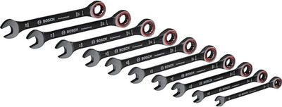 Bosch Professional Schraubenschlüssel Set 10Tlg. (8/10/12/13/14/15/16/17/18/19 M