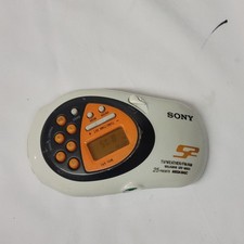 Sony Sports S2 Walkman FM/AM/TV Weather Radio SRF-M80V Belt Clip mega bass Used