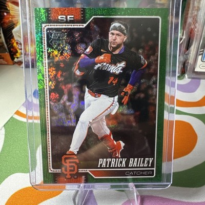 2026 Topps Series 1 #7 Patrick Bailey Green Foil /99 San Francisco Giants