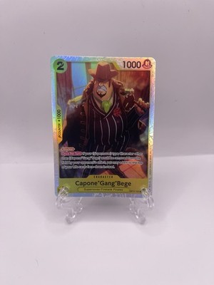 One Piece TCG A Fist Of Divine Speed OP11-101 Capone  Gang  Bege SR